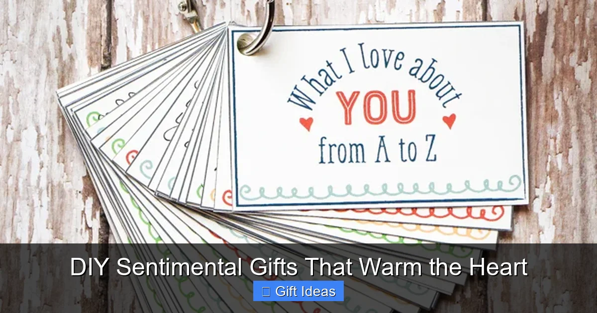 DIY Sentimental Gifts That Warm the Heart