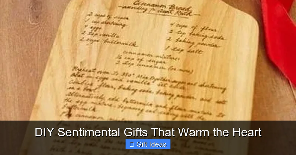DIY Sentimental Gifts That Warm the Heart