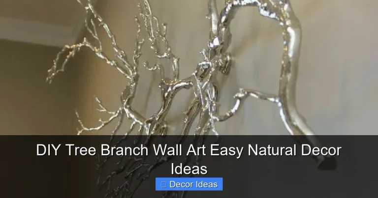 DIY Tree Branch Wall Art Easy Natural Decor Ideas