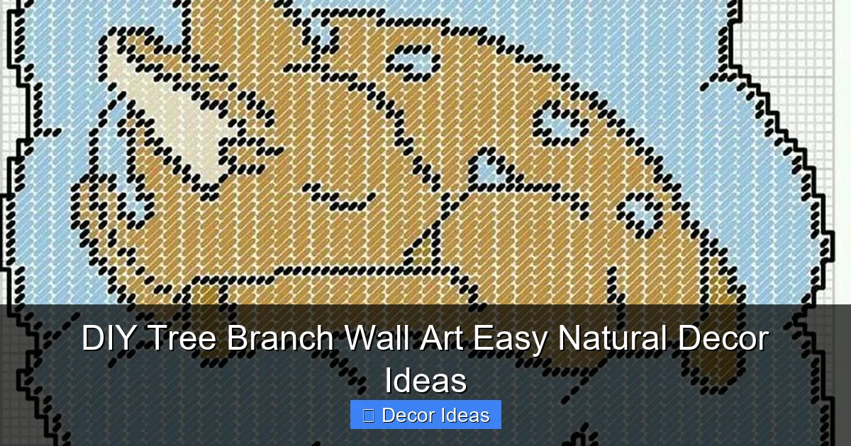 DIY Tree Branch Wall Art Easy Natural Decor Ideas
