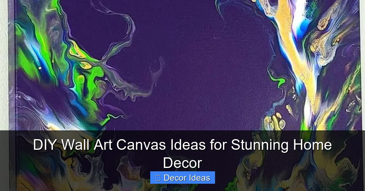 DIY Wall Art Canvas Ideas for Stunning Home Decor