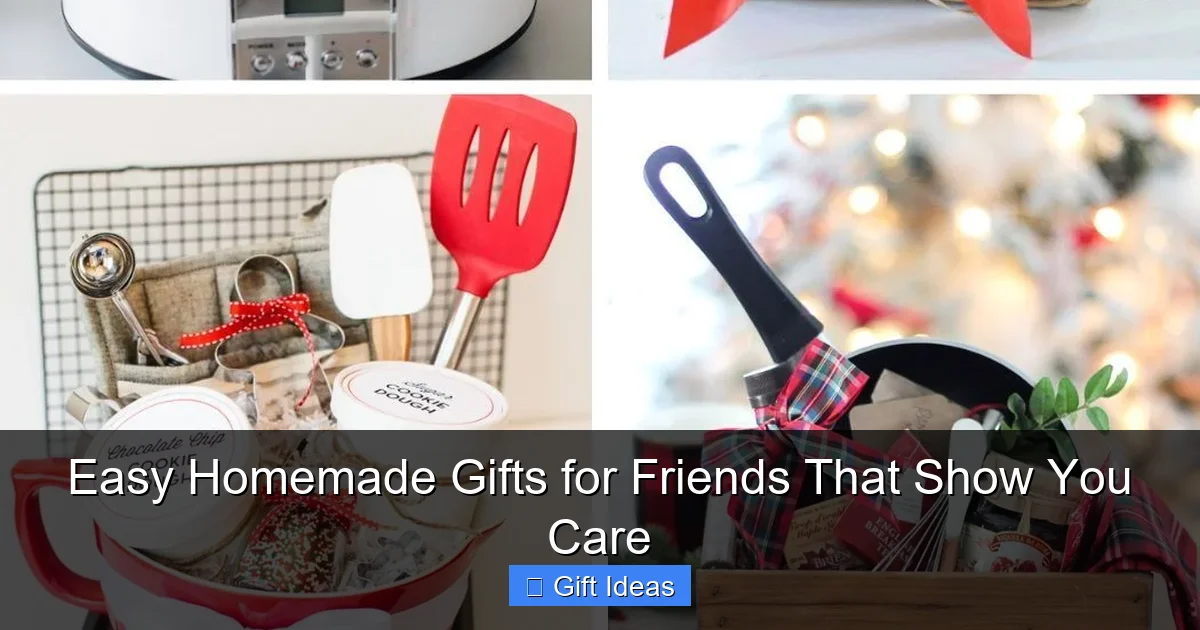 Easy Homemade Gifts for Friends That Show You Care