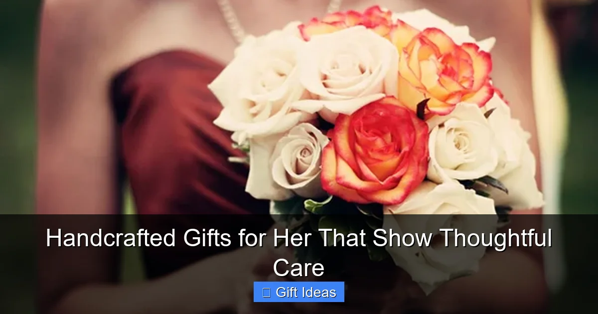 Handcrafted Gifts for Her That Show Thoughtful Care