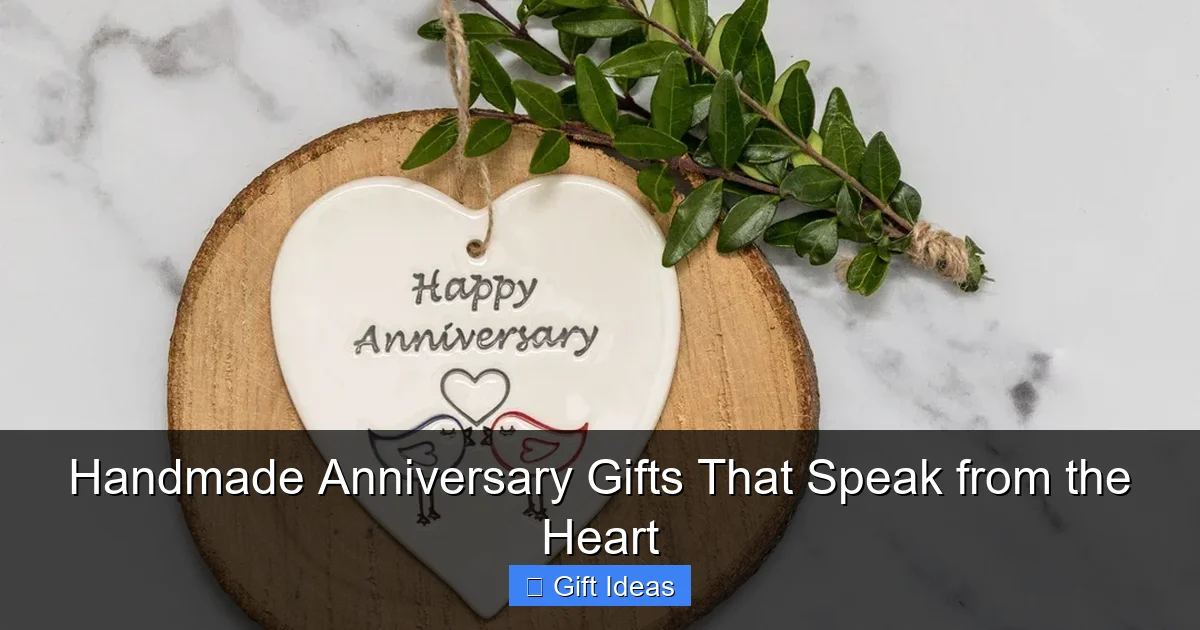 Handmade Anniversary Gifts That Speak from the Heart