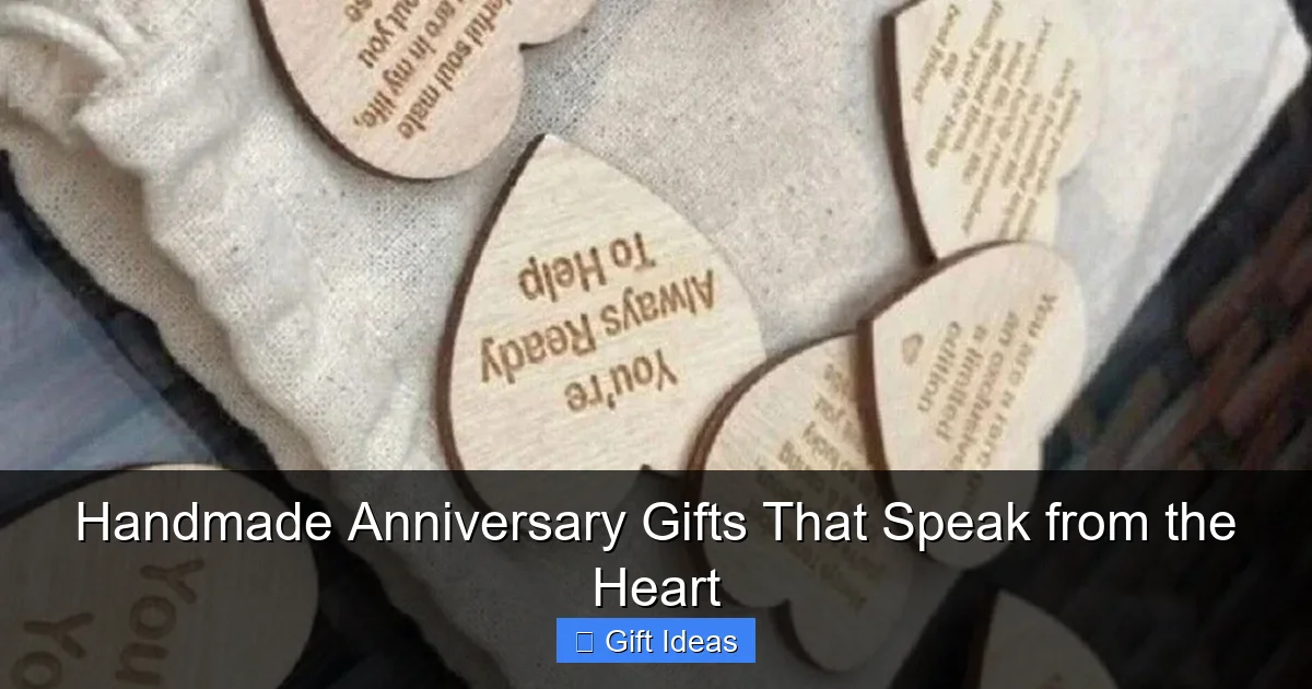 Handmade Anniversary Gifts That Speak from the Heart
