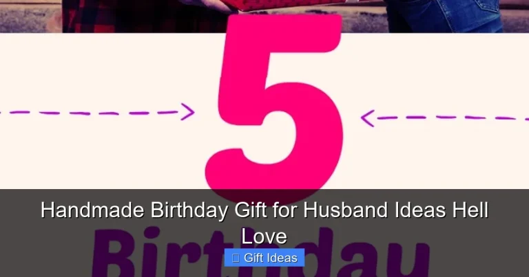 Handmade Birthday Gift for Husband Ideas Hell Love