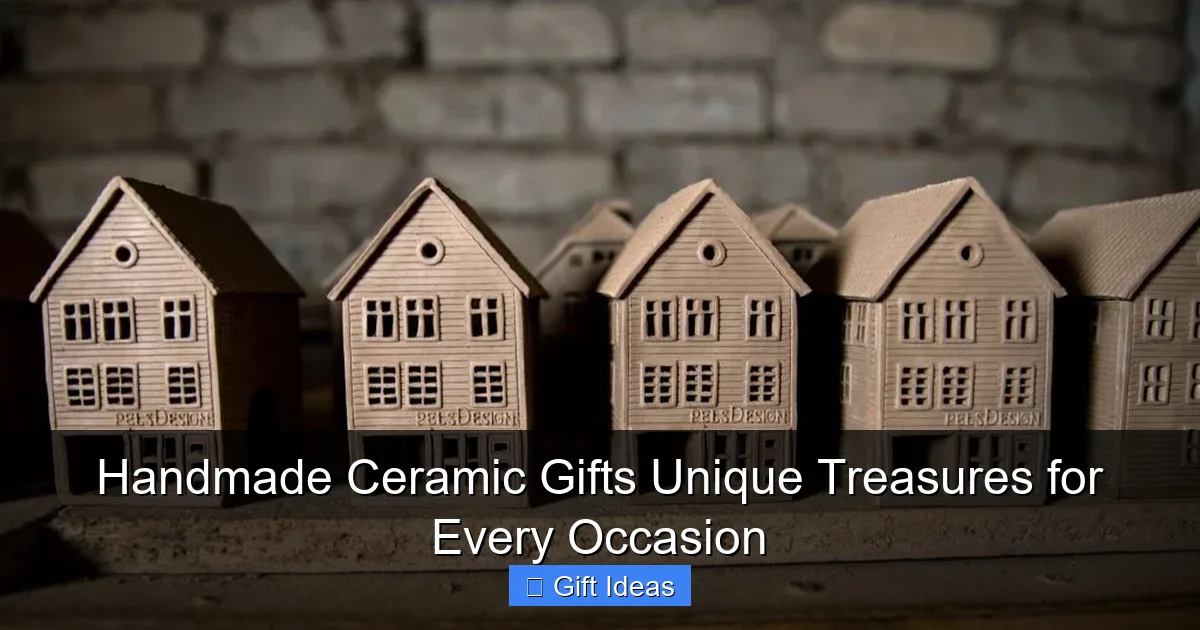 Handmade Ceramic Gifts Unique Treasures for Every Occasion