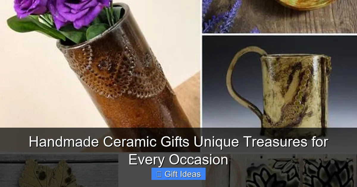 Handmade Ceramic Gifts Unique Treasures for Every Occasion