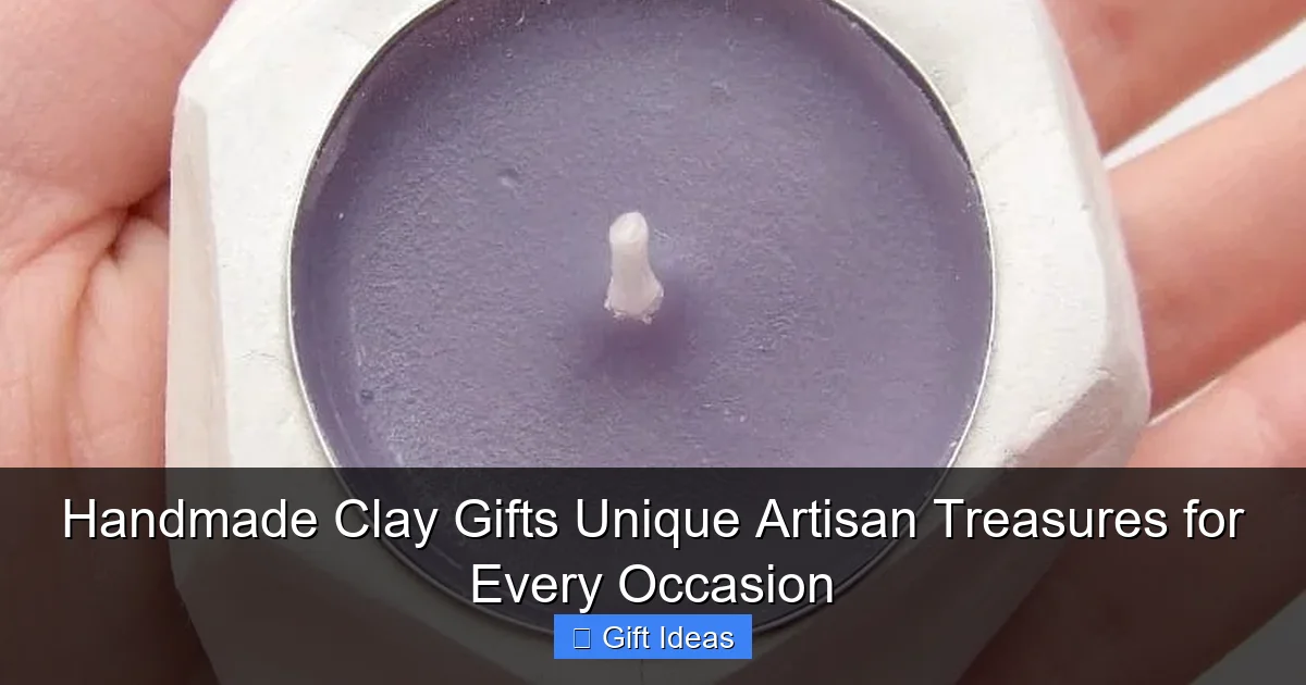 Handmade Clay Gifts Unique Artisan Treasures for Every Occasion
