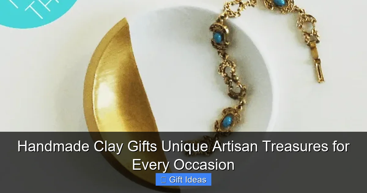 Handmade Clay Gifts Unique Artisan Treasures for Every Occasion