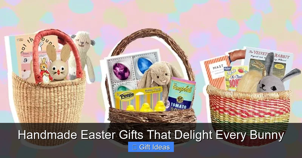 Handmade Easter Gifts That Delight Every Bunny