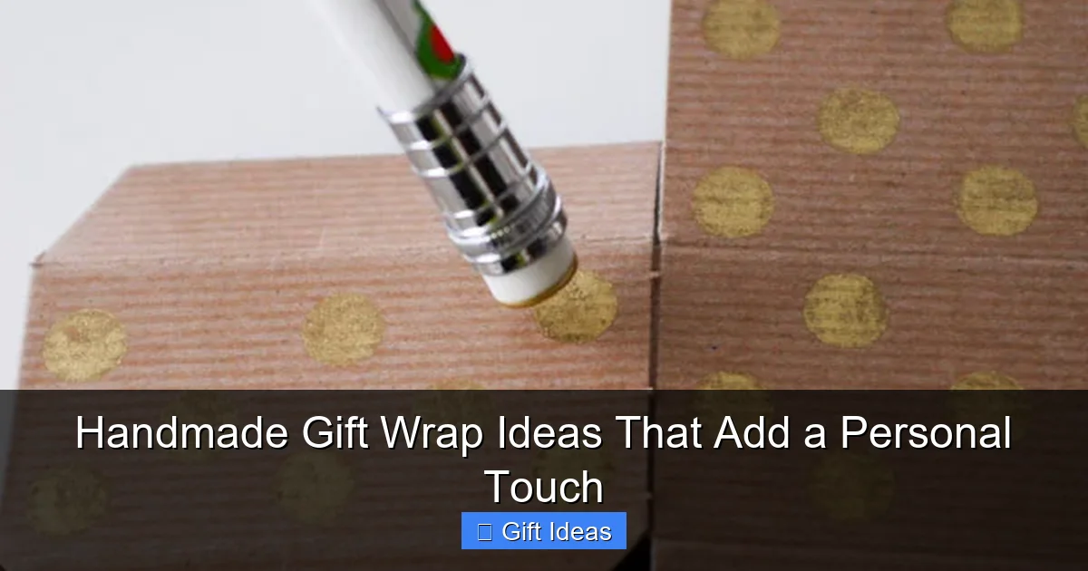 Handmade Gift Wrap Ideas That Add a Personal Touch