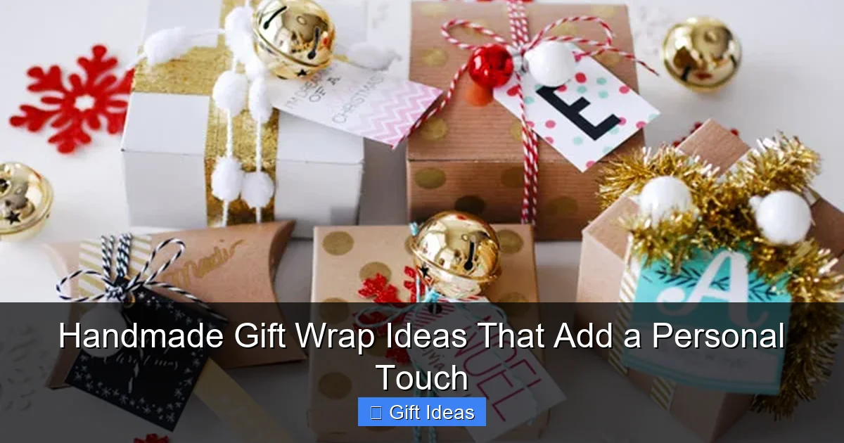 Handmade Gift Wrap Ideas That Add a Personal Touch