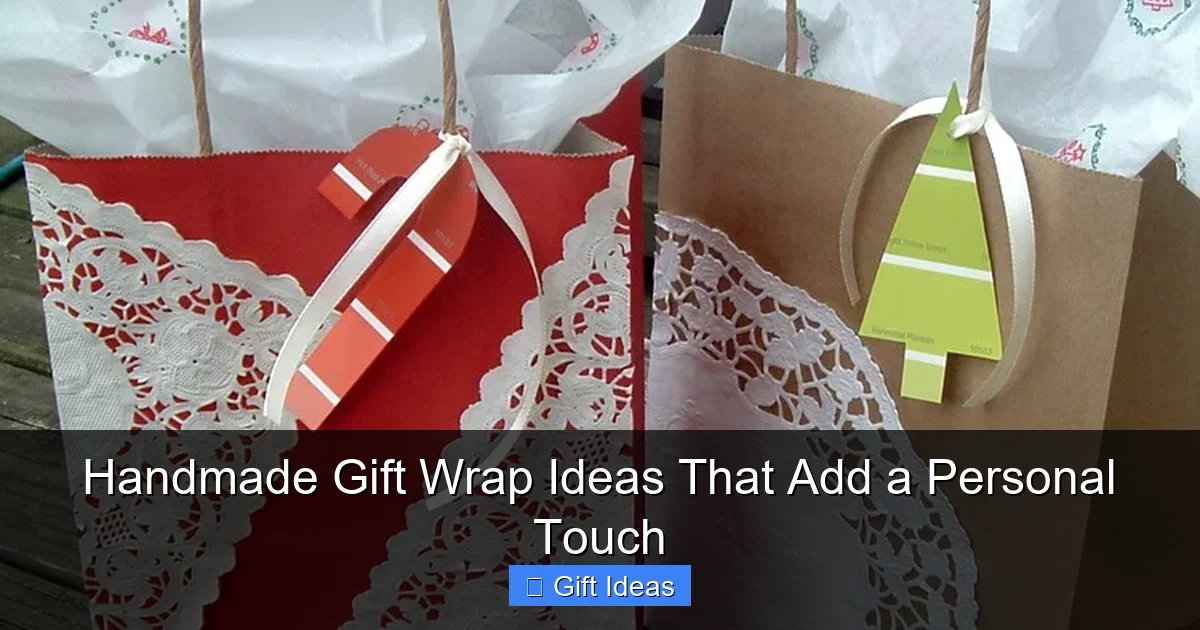 Handmade Gift Wrap Ideas That Add a Personal Touch