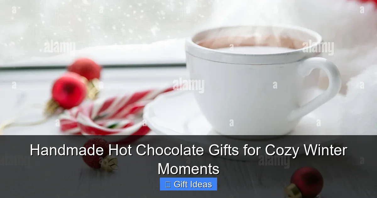 Handmade Hot Chocolate Gifts for Cozy Winter Moments