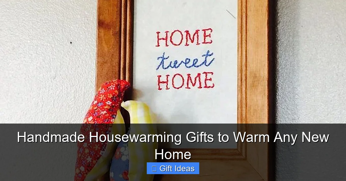 Handmade Housewarming Gifts to Warm Any New Home
