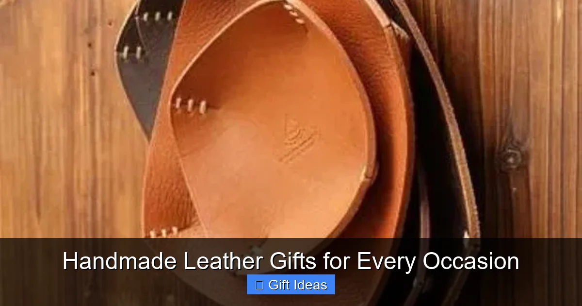 Handmade Leather Gifts for Every Occasion