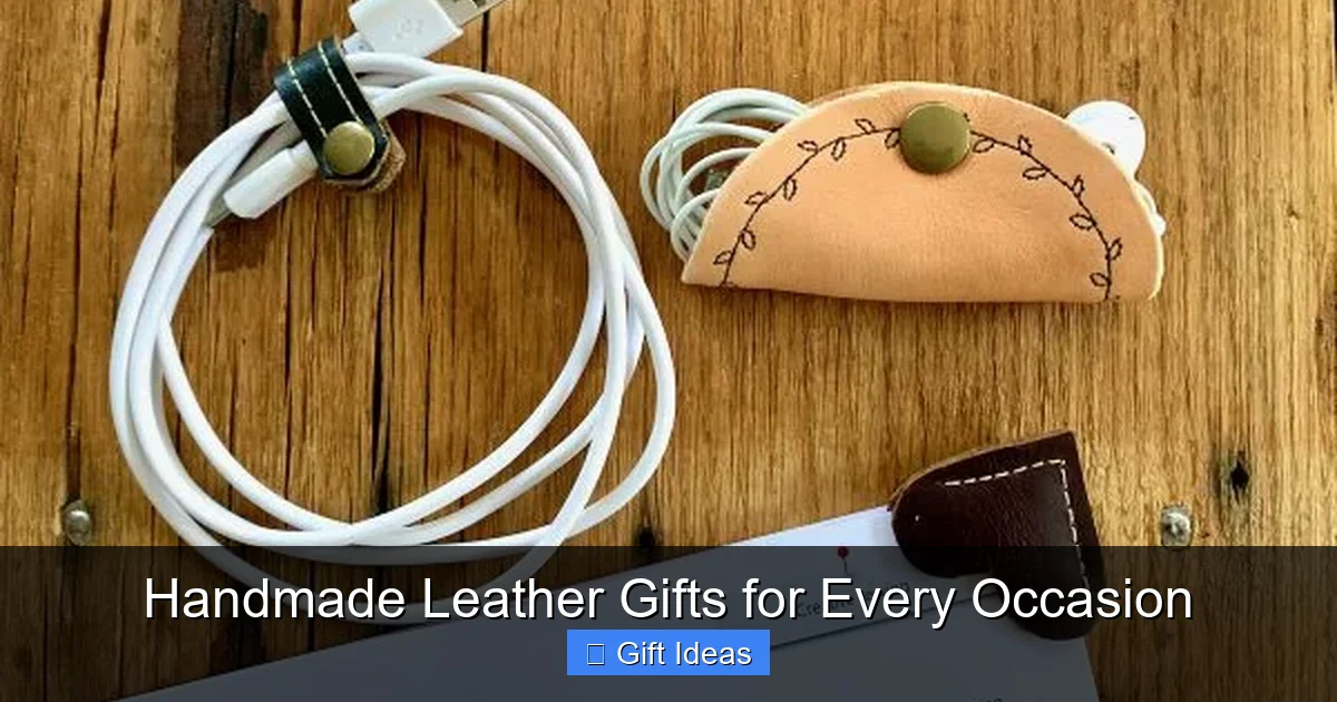 Handmade Leather Gifts for Every Occasion