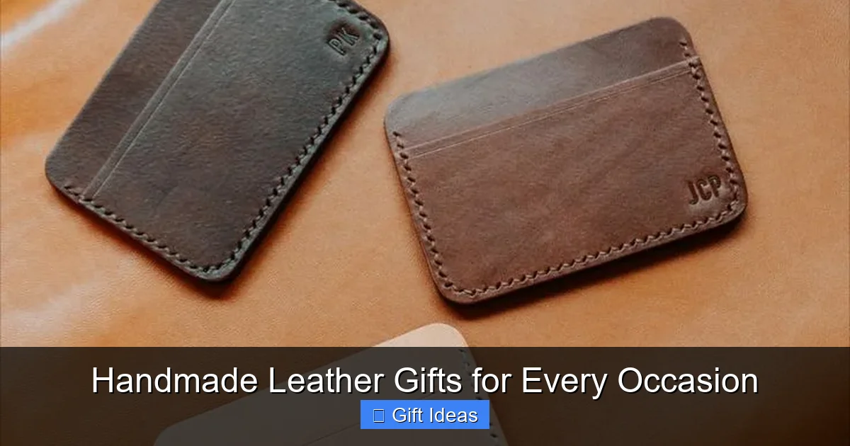 Handmade Leather Gifts for Every Occasion