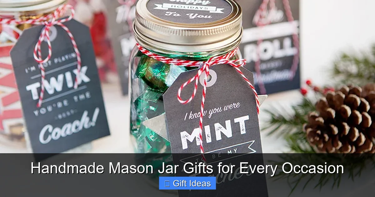 Handmade Mason Jar Gifts for Every Occasion
