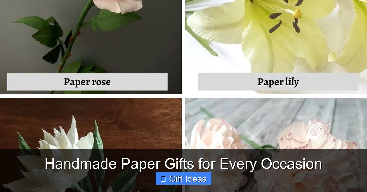 Handmade Paper Gifts for Every Occasion