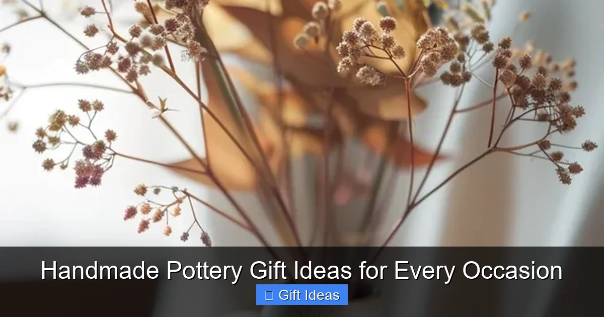 Handmade Pottery Gift Ideas for Every Occasion
