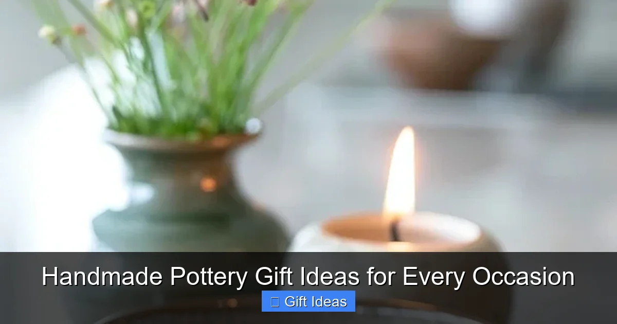 Handmade Pottery Gift Ideas for Every Occasion