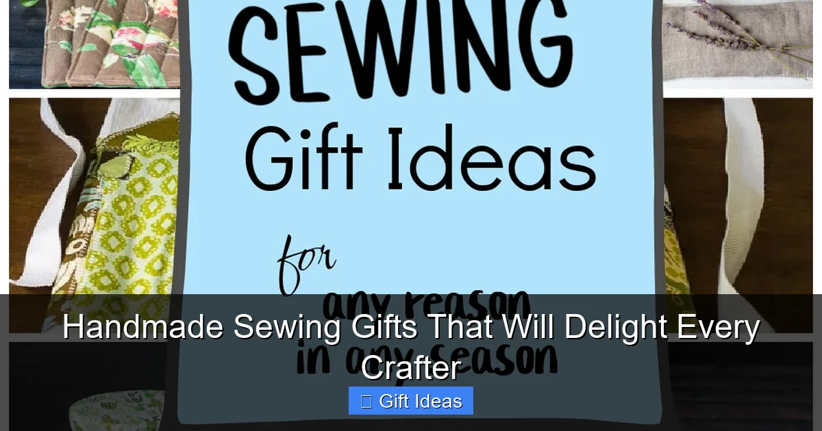 Handmade Sewing Gifts That Will Delight Every Crafter