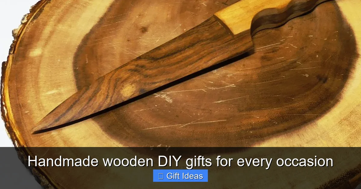 Handmade wooden DIY gifts for every occasion