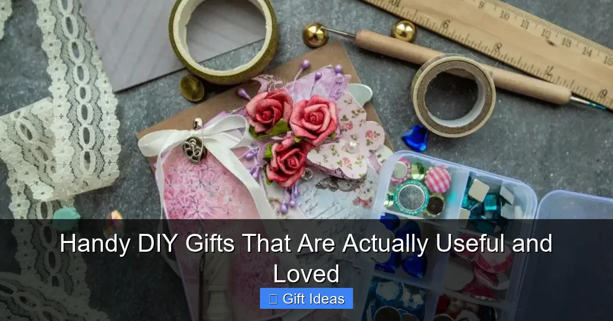 Handy DIY Gifts That Are Actually Useful and Loved
