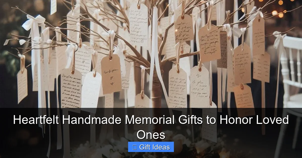 Heartfelt Handmade Memorial Gifts to Honor Loved Ones
