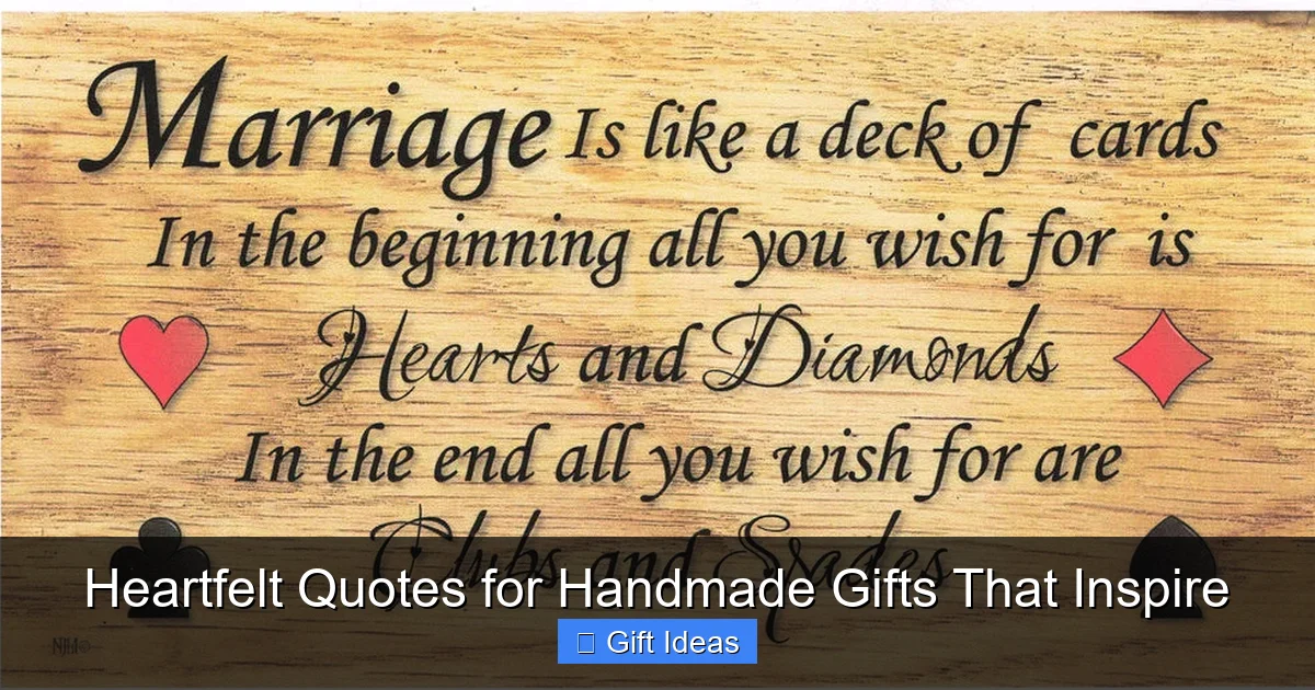 Heartfelt Quotes for Handmade Gifts That Inspire