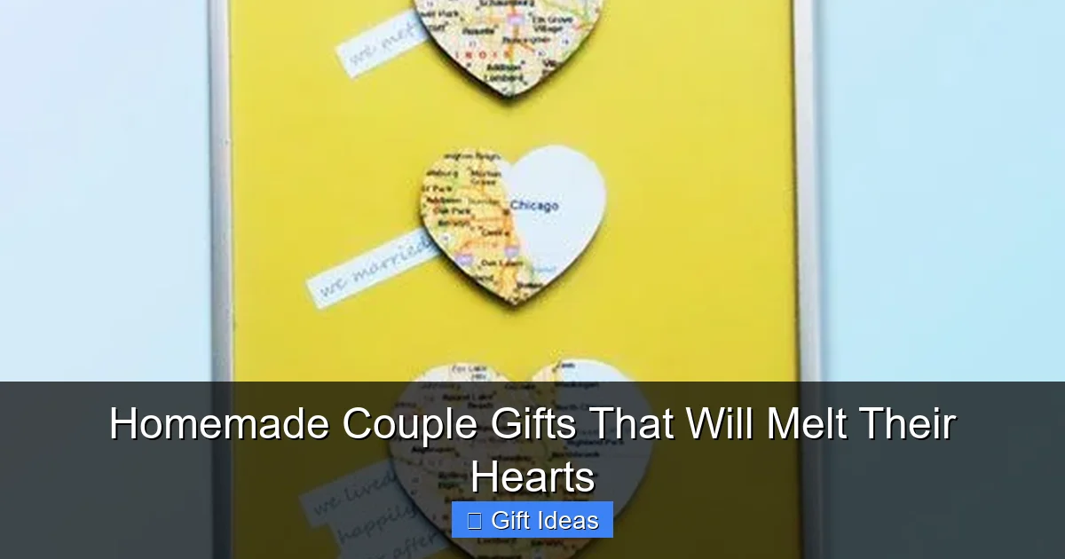 Homemade Couple Gifts That Will Melt Their Hearts