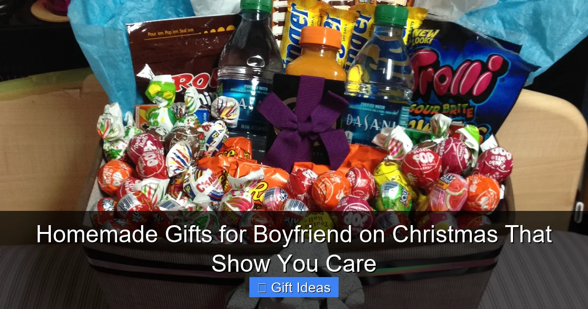 Homemade Gifts for Boyfriend on Christmas That Show You Care