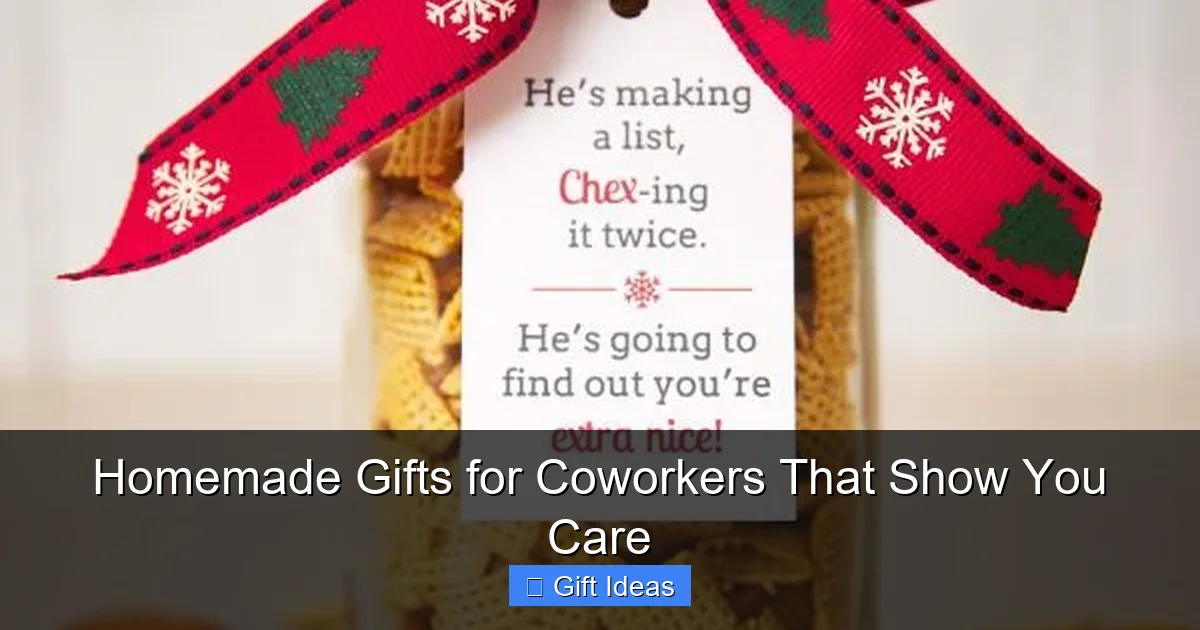 Homemade Gifts for Coworkers That Show You Care