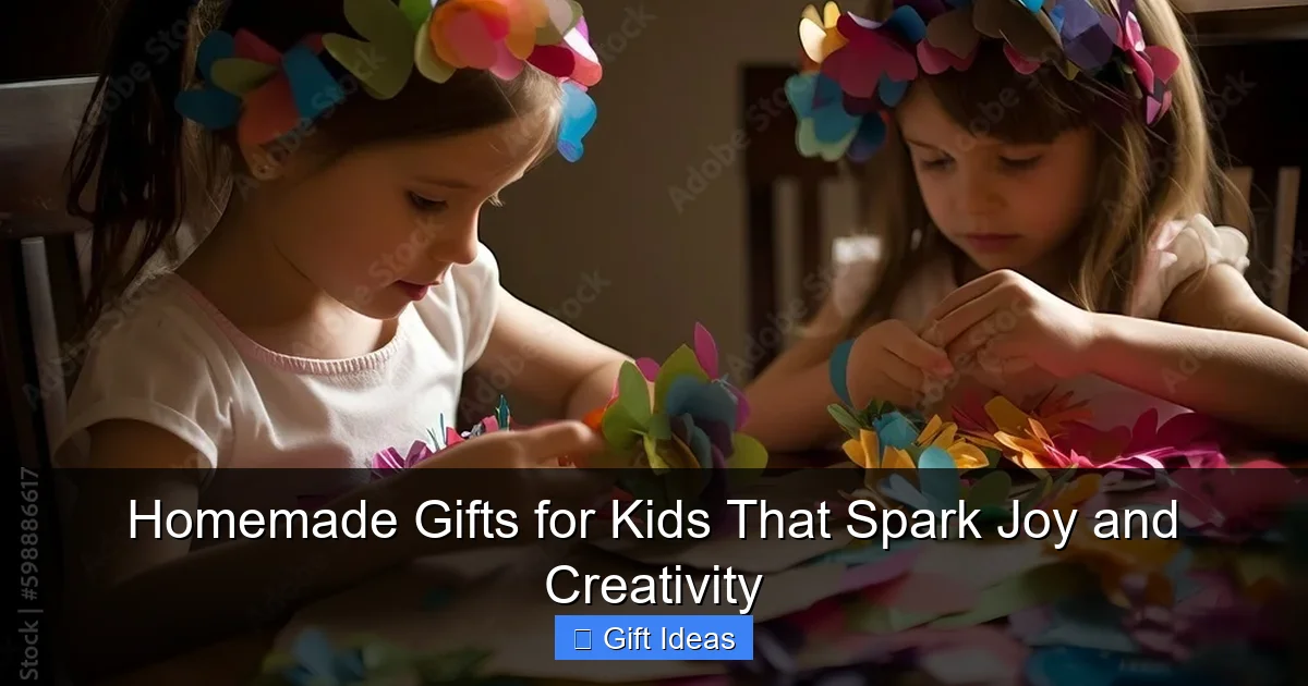 Homemade Gifts for Kids That Spark Joy and Creativity
