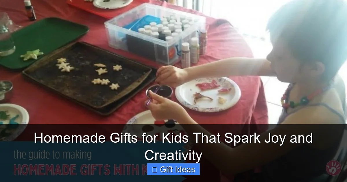 Homemade Gifts for Kids That Spark Joy and Creativity