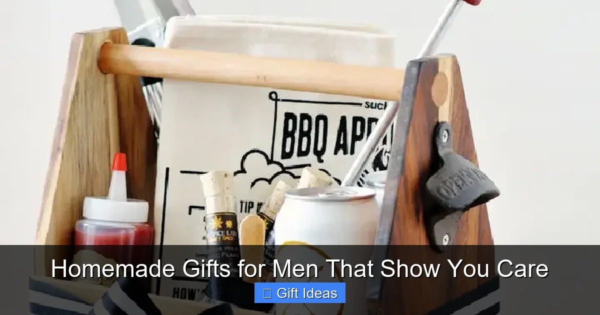 Homemade Gifts for Men That Show You Care