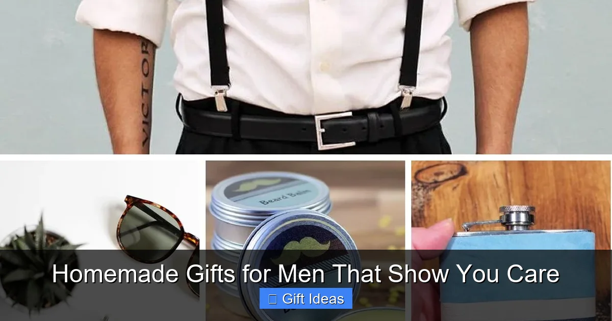 Homemade Gifts for Men That Show You Care