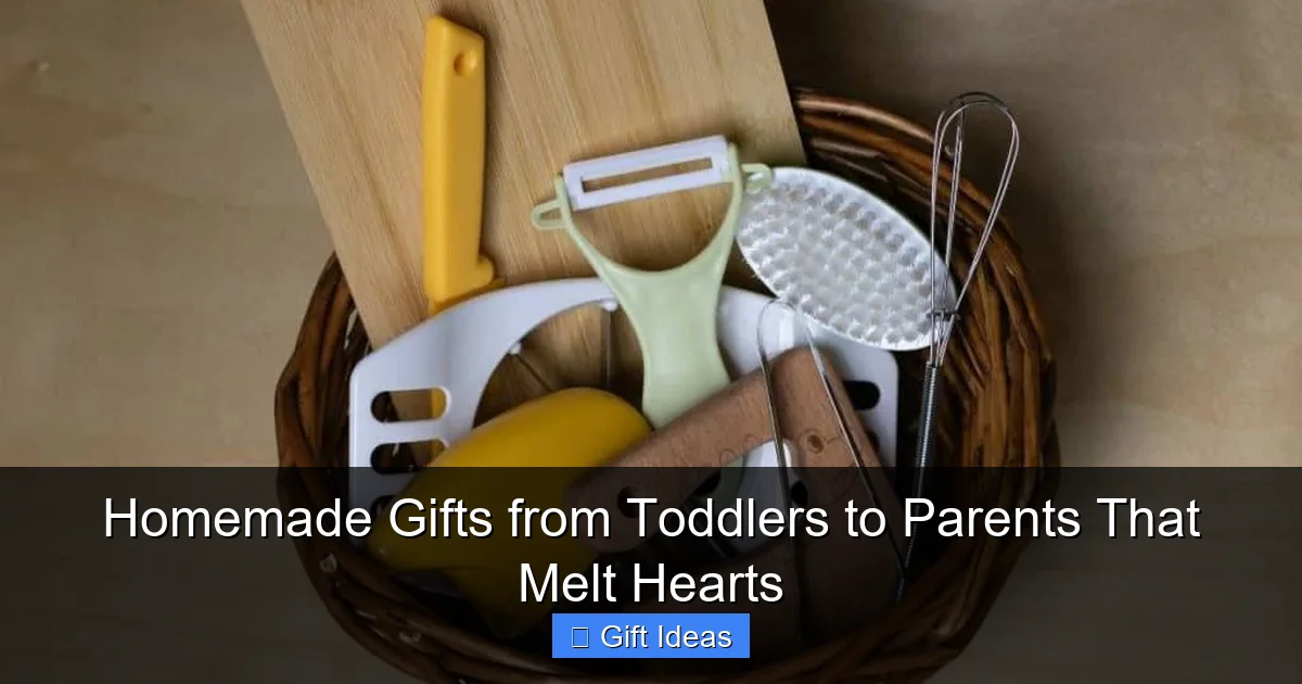 Homemade Gifts from Toddlers to Parents That Melt Hearts