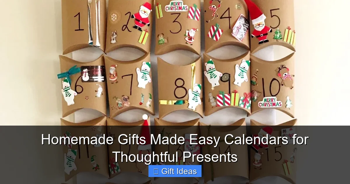 Homemade Gifts Made Easy Calendars for Thoughtful Presents