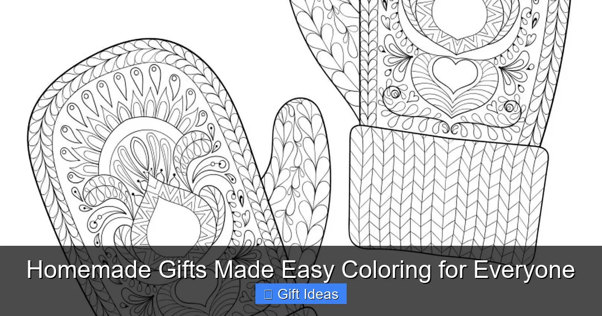 Homemade Gifts Made Easy Coloring for Everyone