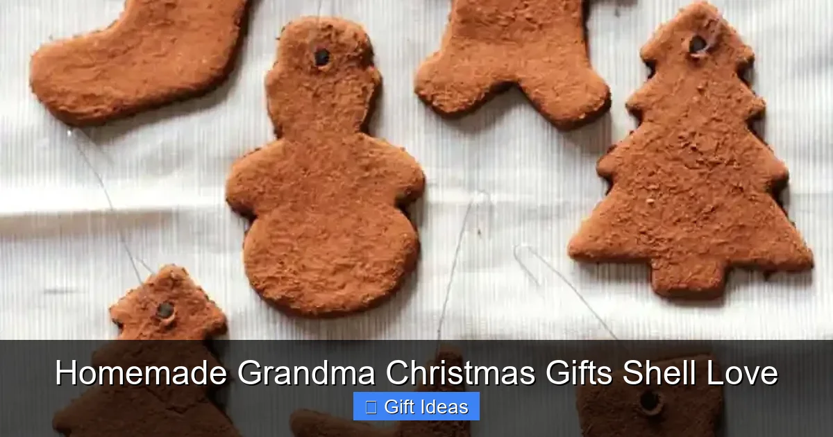 Homemade Grandma Christmas Gifts Shell Love