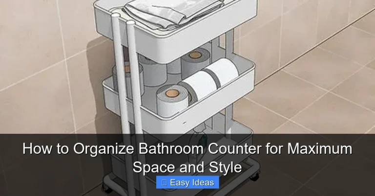 How to Organize Bathroom Counter for Maximum Space and Style