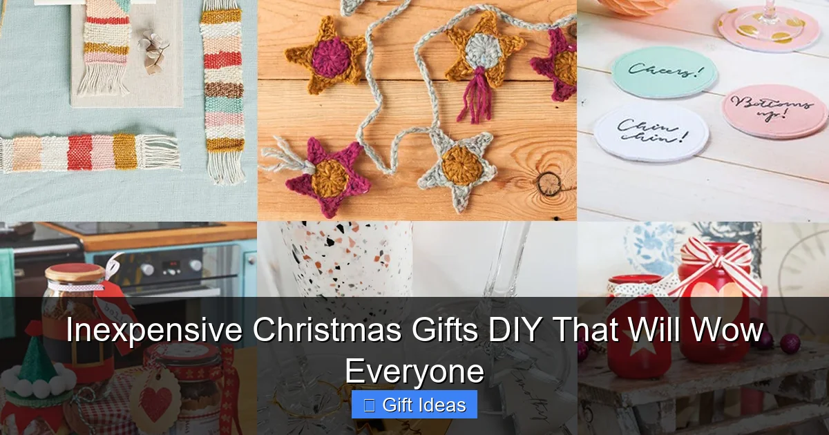 Inexpensive Christmas Gifts DIY That Will Wow Everyone