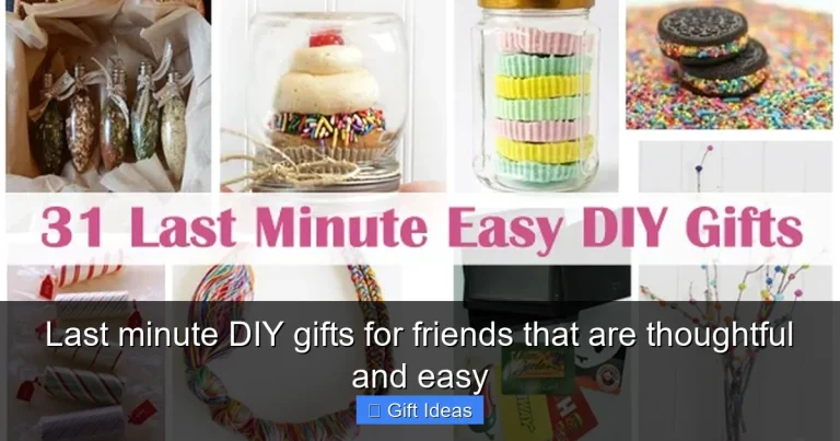 Last minute DIY gifts for friends that are thoughtful and easy