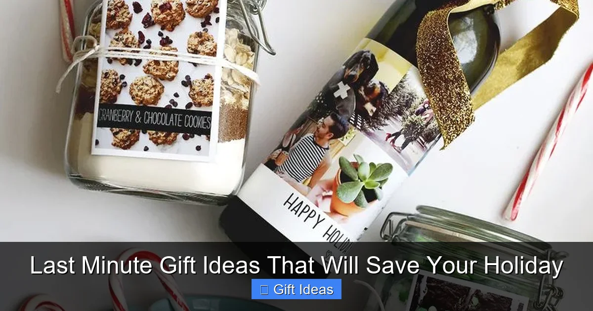 Last Minute Gift Ideas That Will Save Your Holiday