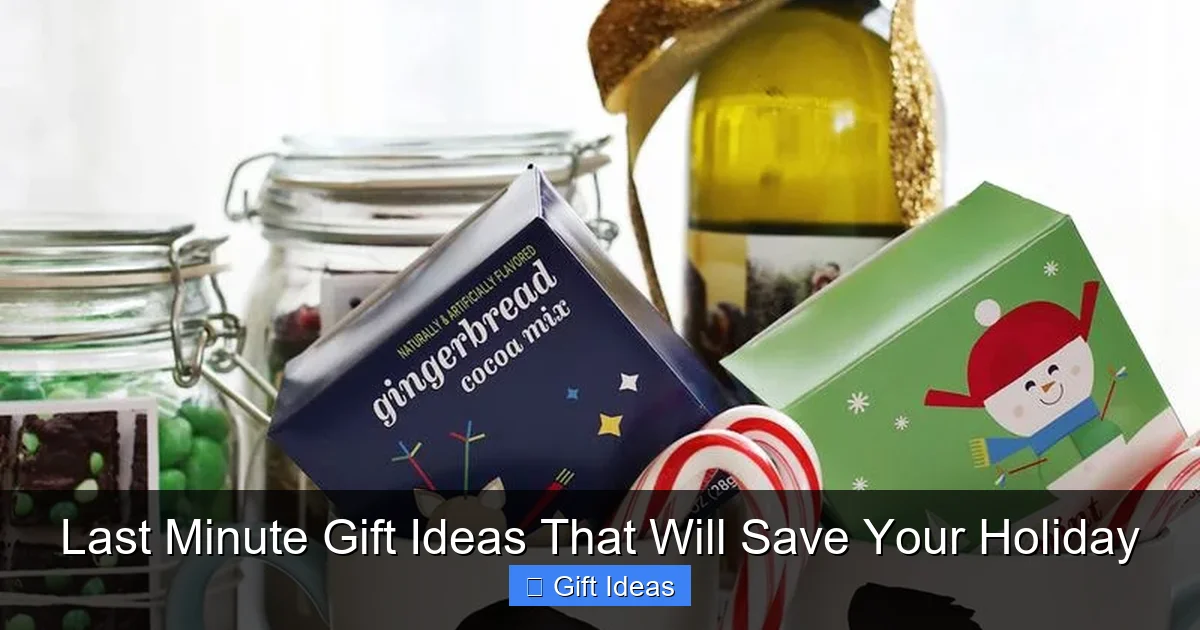 Last Minute Gift Ideas That Will Save Your Holiday