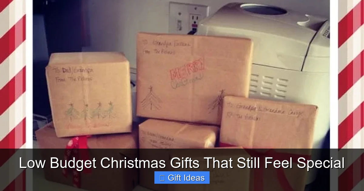Low Budget Christmas Gifts That Still Feel Special
