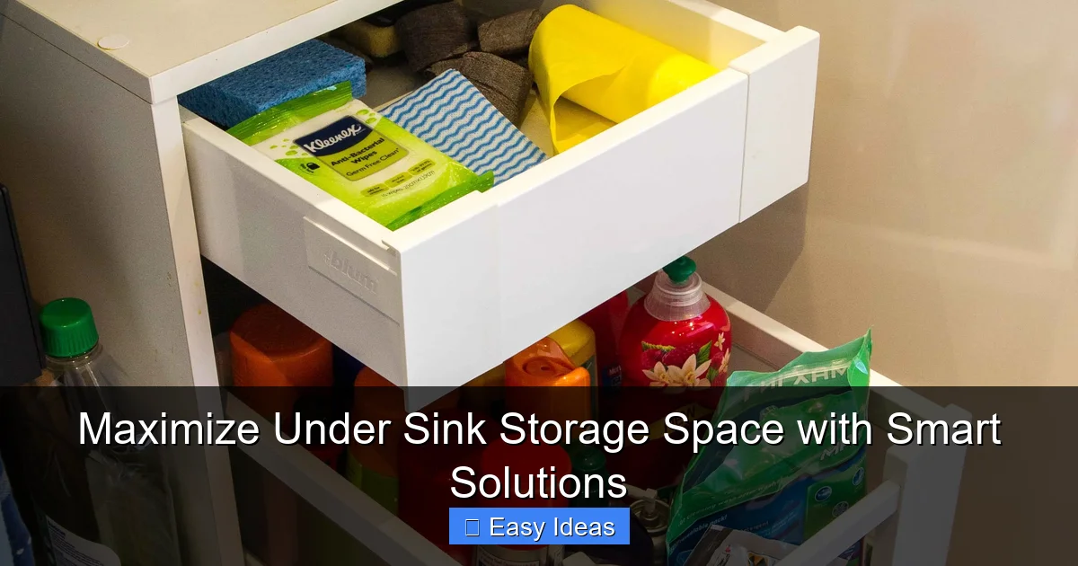 Maximize Under Sink Storage Space with Smart Solutions